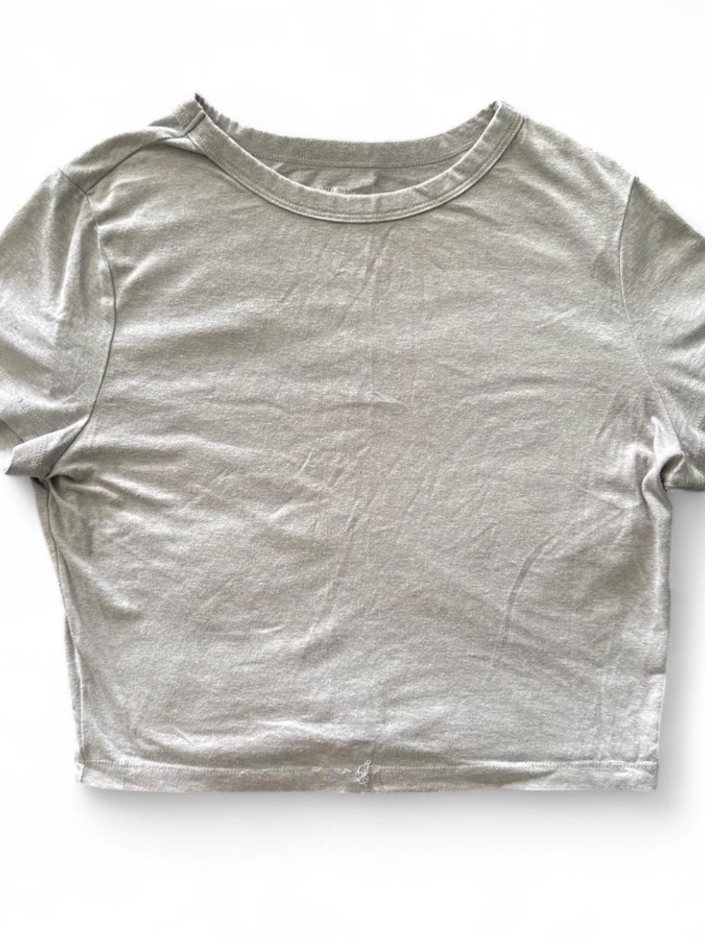Grey Baby Tee